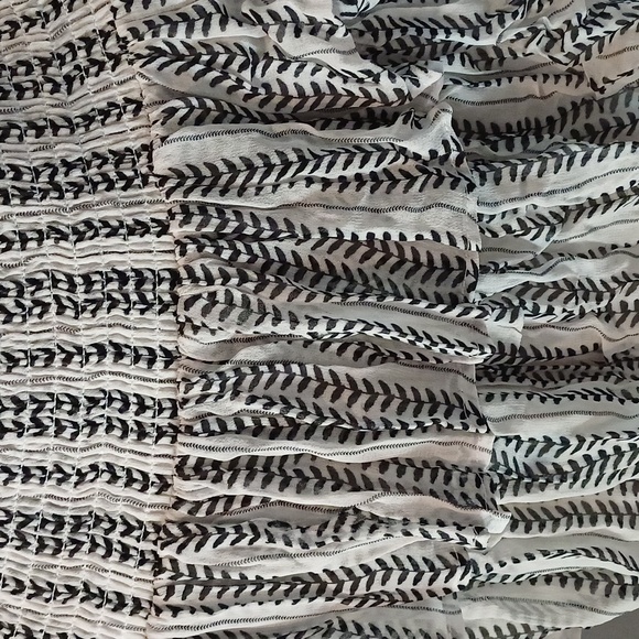 🔥🔥Muche et Muchette Anoush mini ruffle black & white skirt OS - Picture 4 of 14